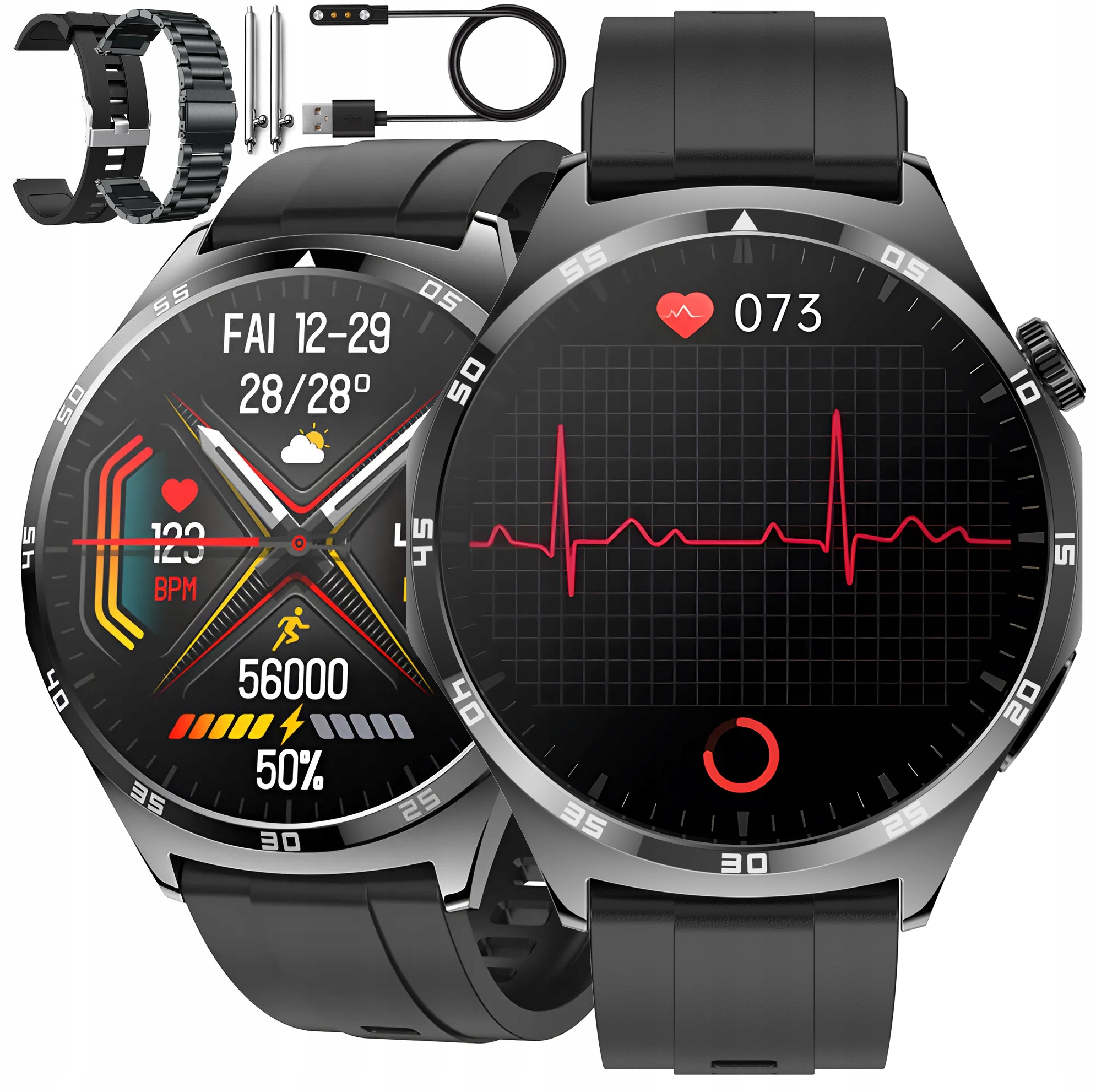 Lazird SmartWatch ECG Smartwatch With Talks, multicolor + 4 ďalšie produkty